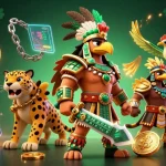 Spin to win with 888vnd in a dazzling 3D casino scene filled with crypto coins and lucky symbols.