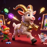 Engage with the best payout casino online featuring Krampus, angel mouse, and elf gremlins in a holiday horror scene.